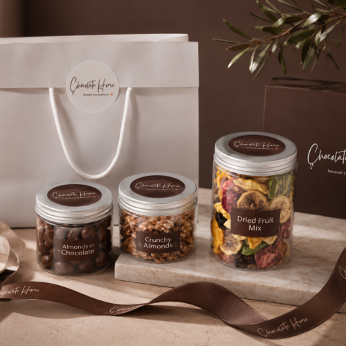6 Jars of Dragee Nuts & Freeze Dried Fruits